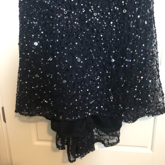 Adrianna Papell Scoop Back Sequin Gown - Picture 5 of 7